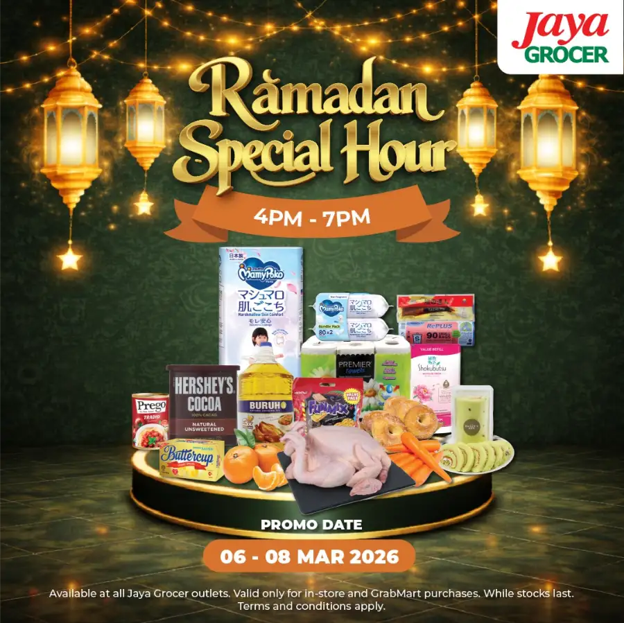 Ramadan Special Hour | Jaya Grocer | Ends 08 Mar 2026