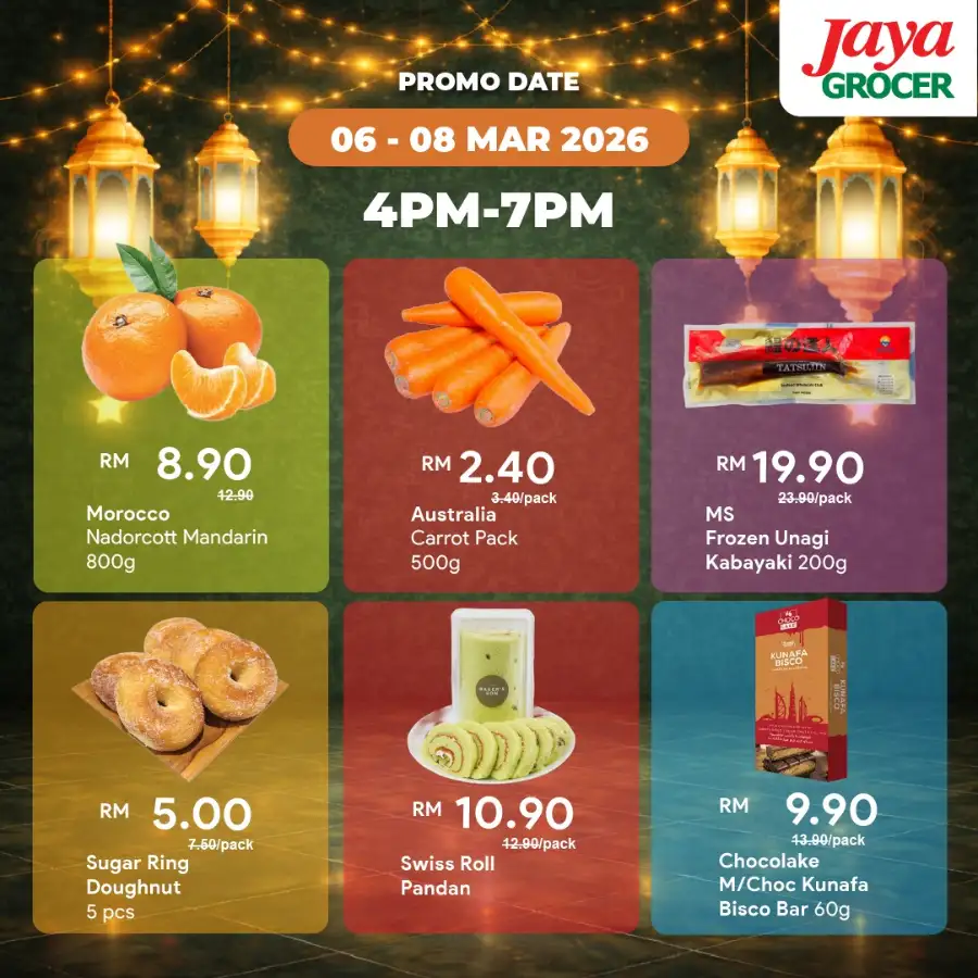 Ramadan Special Hour | Jaya Grocer | Ends 08 Mar 2026