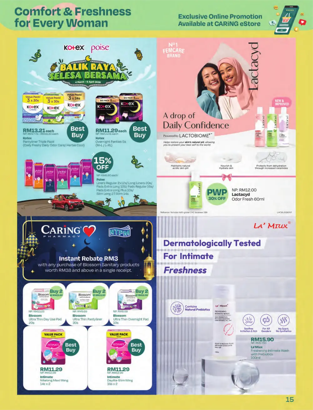 Riang Raya Sale | CARiNG Pharmacy Nationwide | Ends 6 April