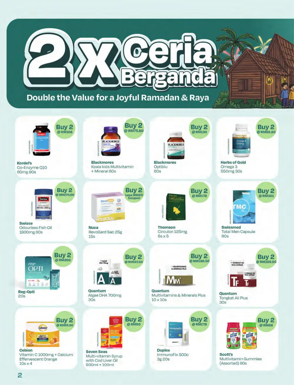 Riang Raya Sale | CARiNG Pharmacy Nationwide | Ends 6 April