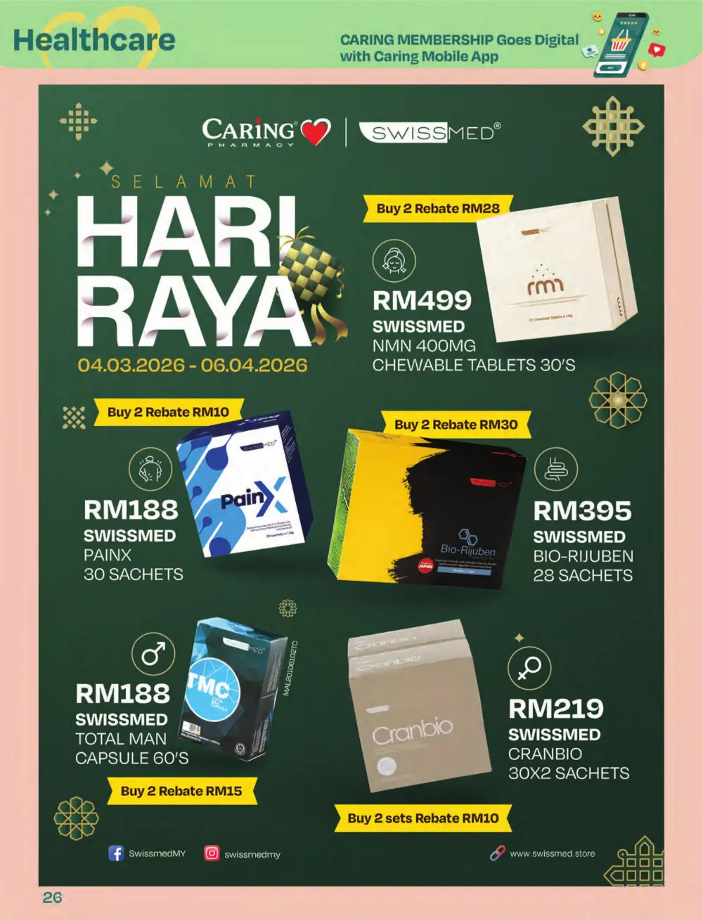 Riang Raya Sale | CARiNG Pharmacy Nationwide | Ends 6 April