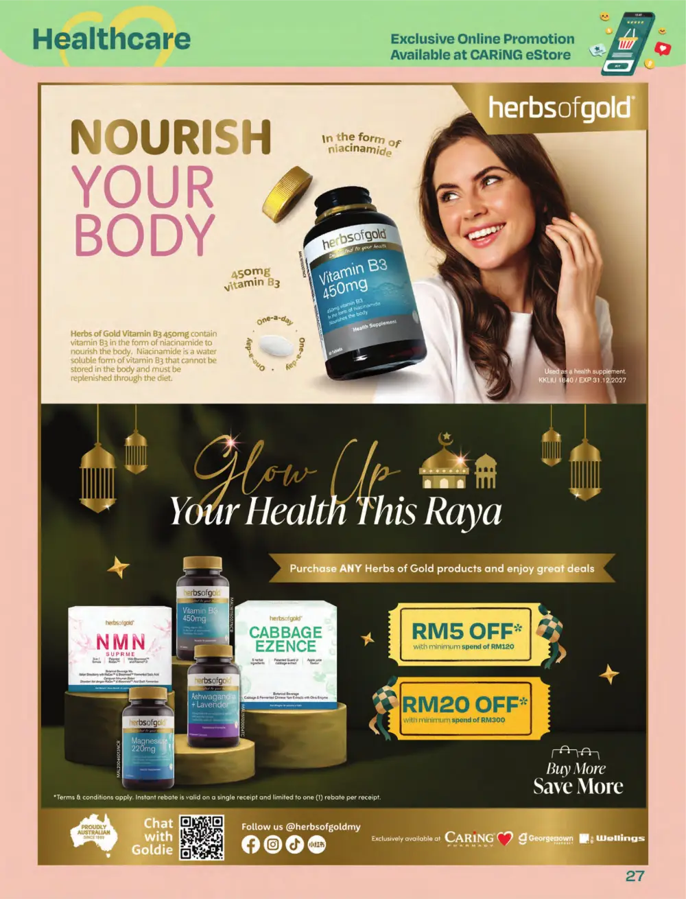 Riang Raya Sale | CARiNG Pharmacy Nationwide | Ends 6 April