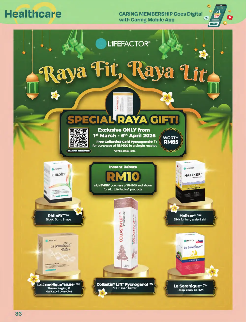 Riang Raya Sale | CARiNG Pharmacy Nationwide | Ends 6 April