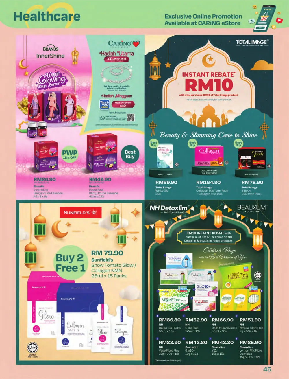 Riang Raya Sale | CARiNG Pharmacy Nationwide | Ends 6 April