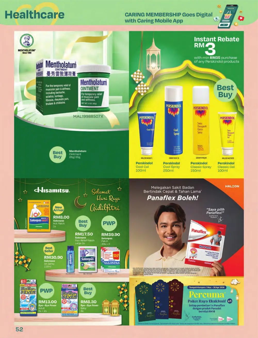 Riang Raya Sale | CARiNG Pharmacy Nationwide | Ends 6 April
