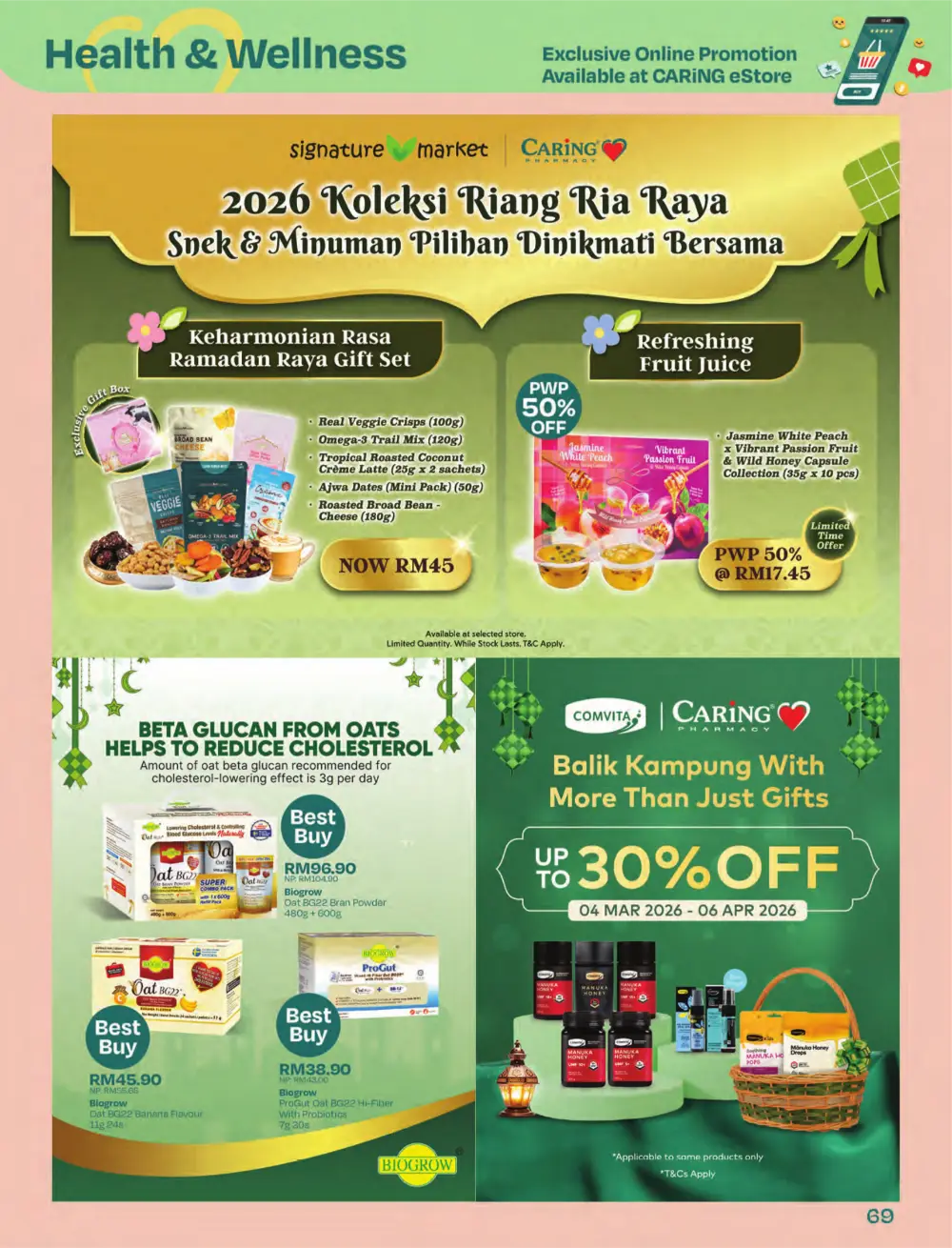 Riang Raya Sale | CARiNG Pharmacy Nationwide | Ends 6 April