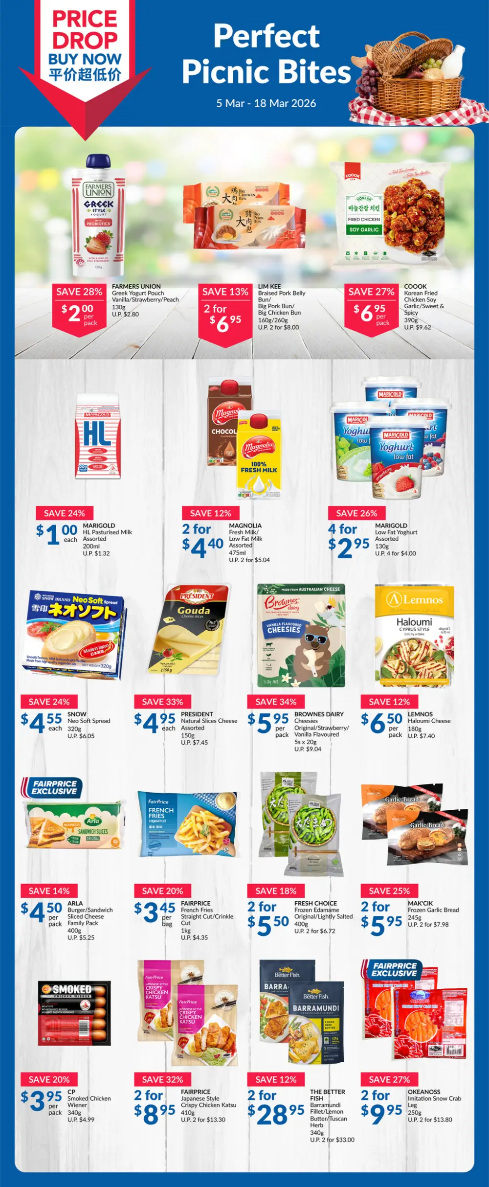 Picnic Bites Sale | FairPrice Offers | Valid until 18 Mar 2026