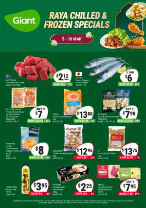 Raya Chilled & Frozen Deals | Giant Singapore | Ends 18 Mar In Giant Singapore
