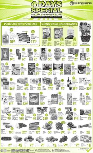 4-Days Special Offers | Sheng Siong Supermarket | Ends 08 March In Sheng Siong Singapore