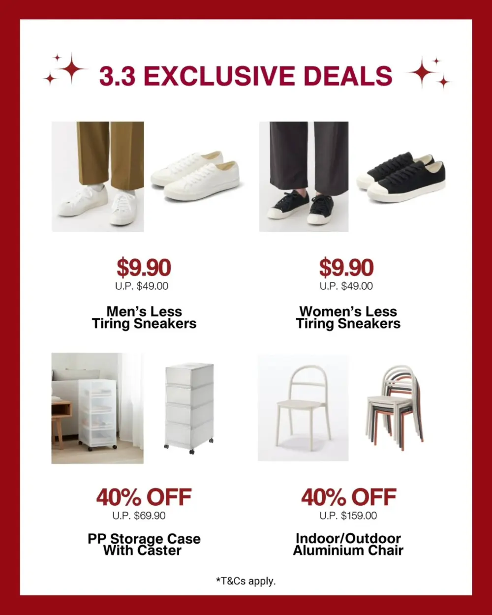70% Off MUJI 3.3 Mega Sale | Shopee Singapore | Ends 9 Mar