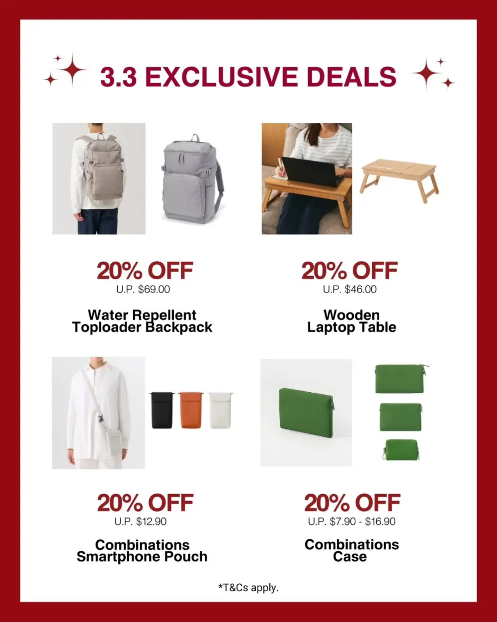70% Off MUJI 3.3 Mega Sale | Shopee Singapore | Ends 9 Mar
