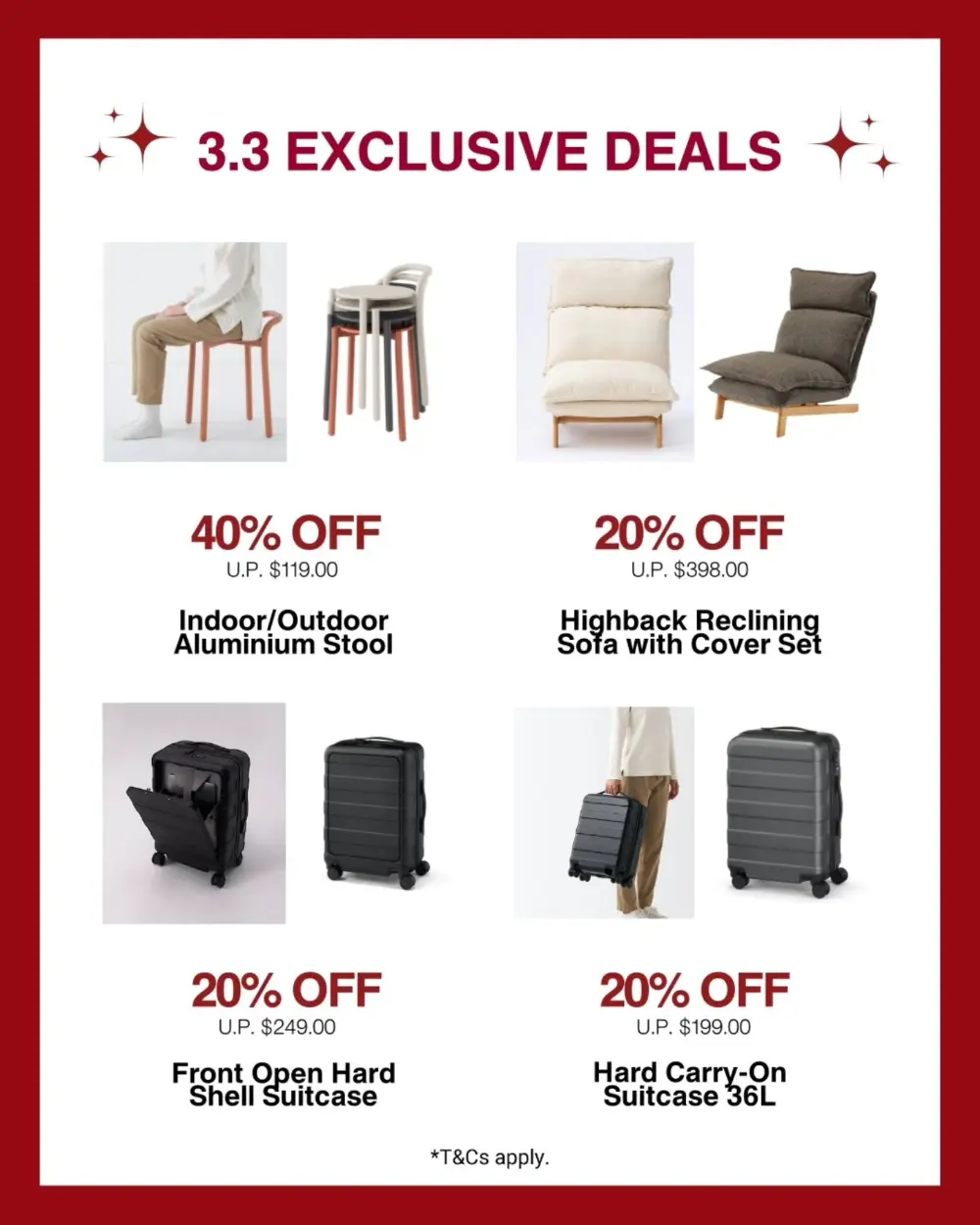 70% Off MUJI 3.3 Mega Sale | Shopee Singapore | Ends 9 Mar