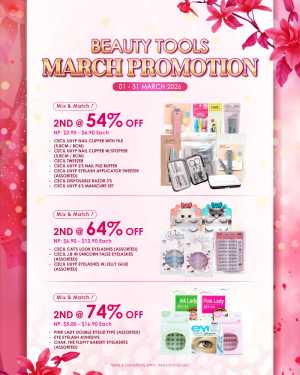 74% Off Beauty Tools | Sa Sa Singapore | Ends 31 March In Sa Sa Singapore Singapore