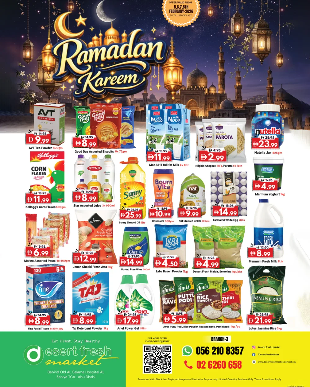 Ramadan Kareem Offers | Desert Fresh Market | Valid Feb 8