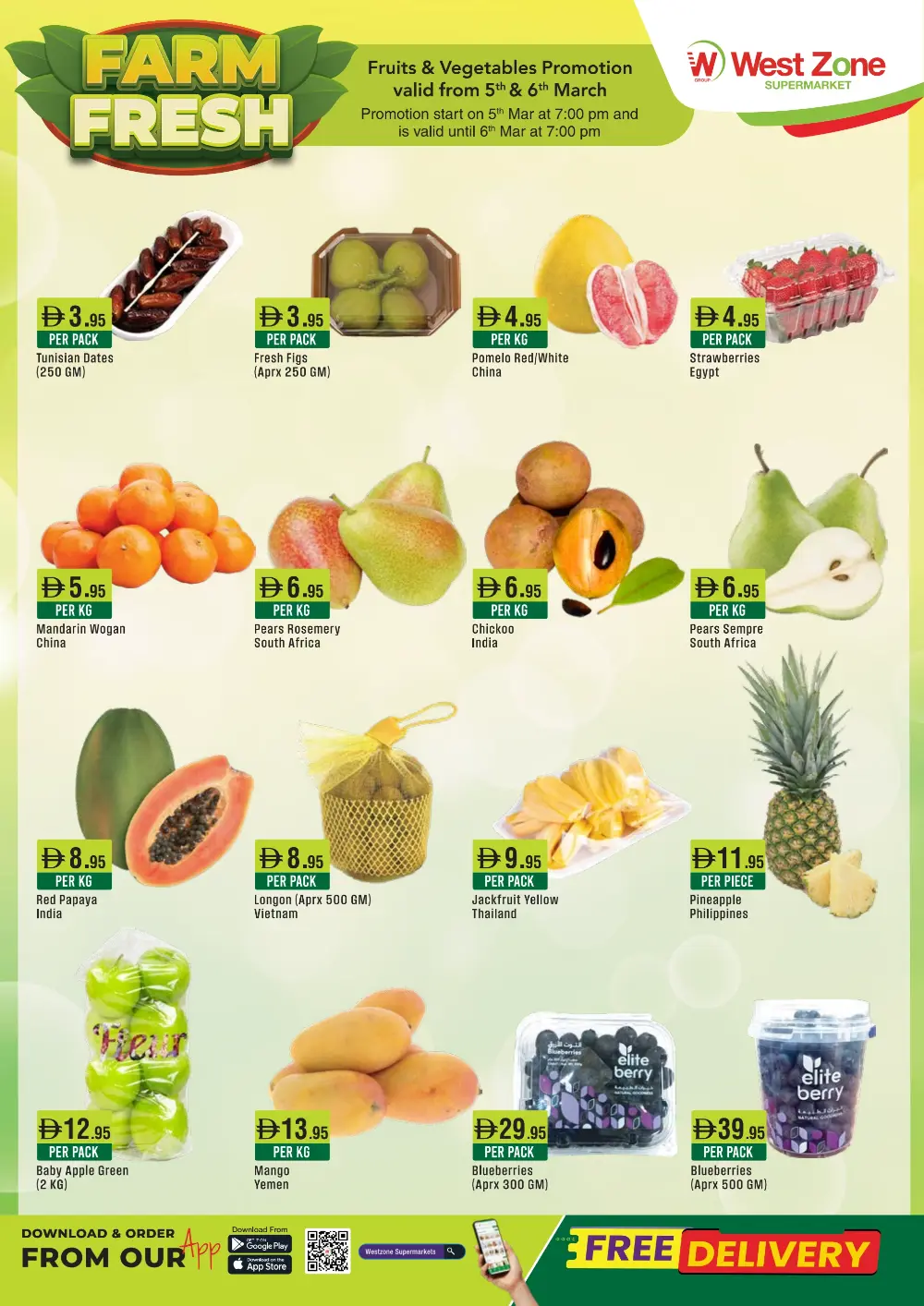 West Zone Supermarket Promotion Valid Until 6th March