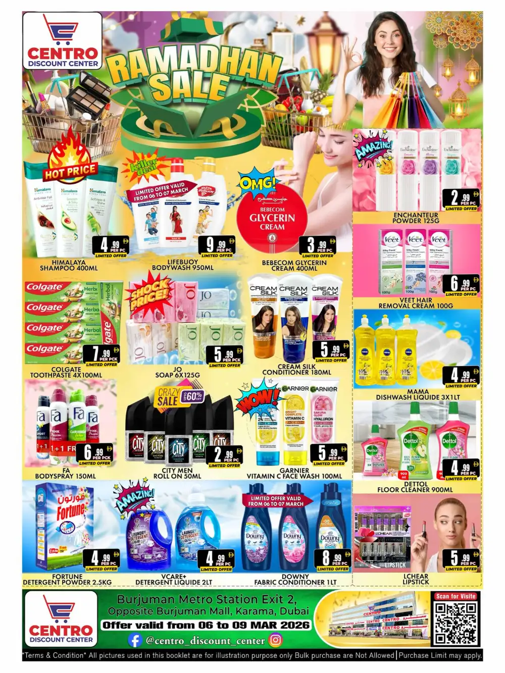 Ramadhan Sale at Centro Discount Center Burjuman | Ends 09 March