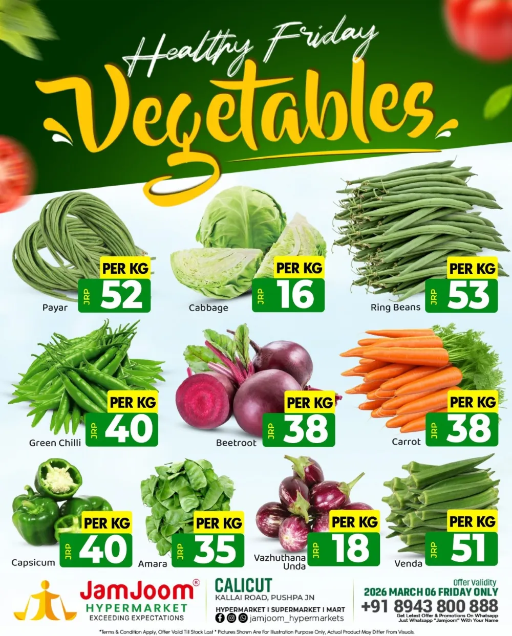 Fresh Vegetable & Fruit Offers