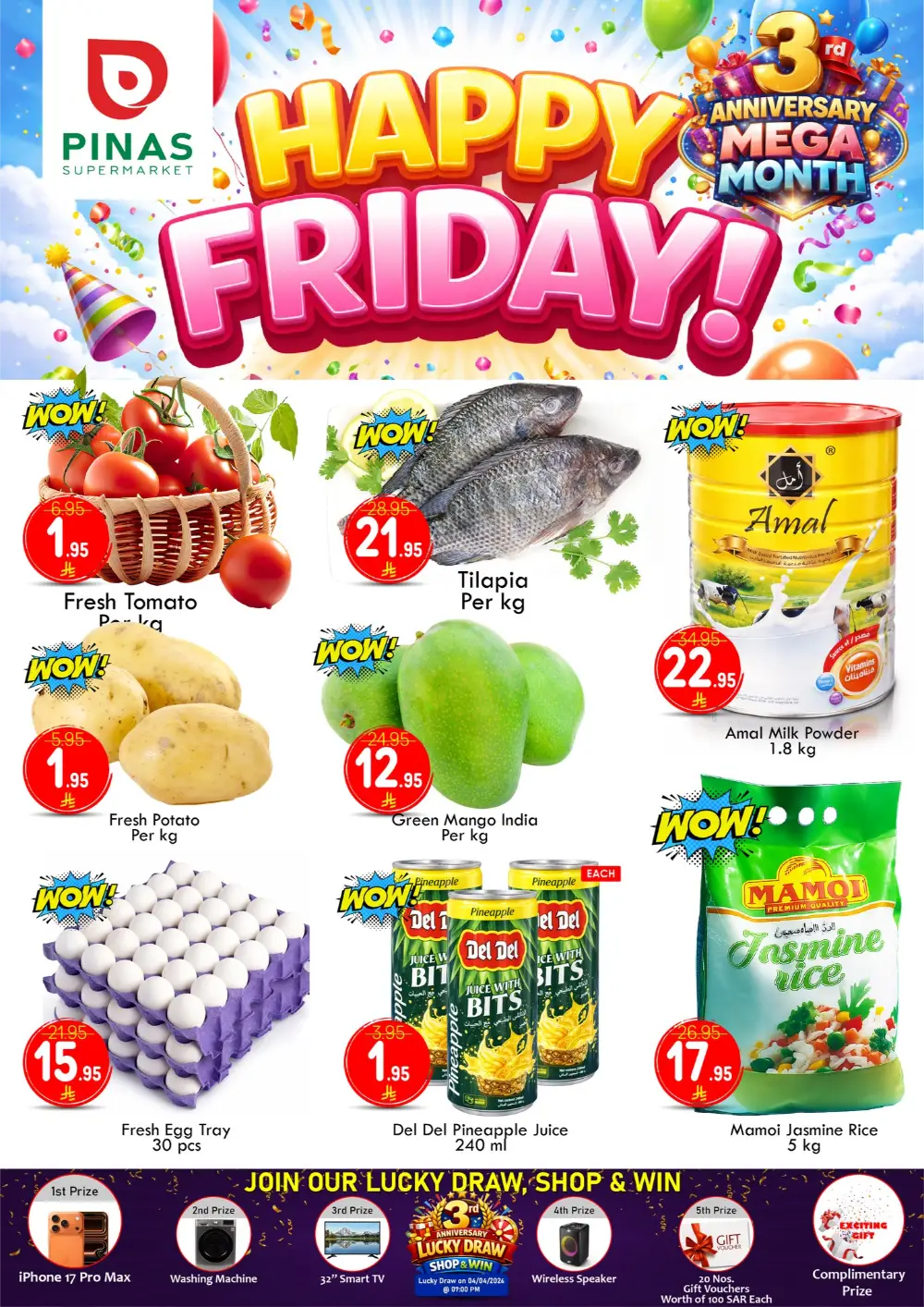 Friday Mega Sale at Pinas Supermarket