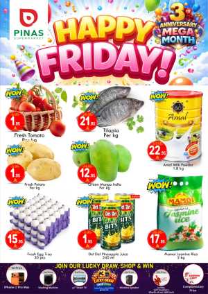 Friday Mega Sale at Pinas Supermarket In Pinas Supermarket Riyadh