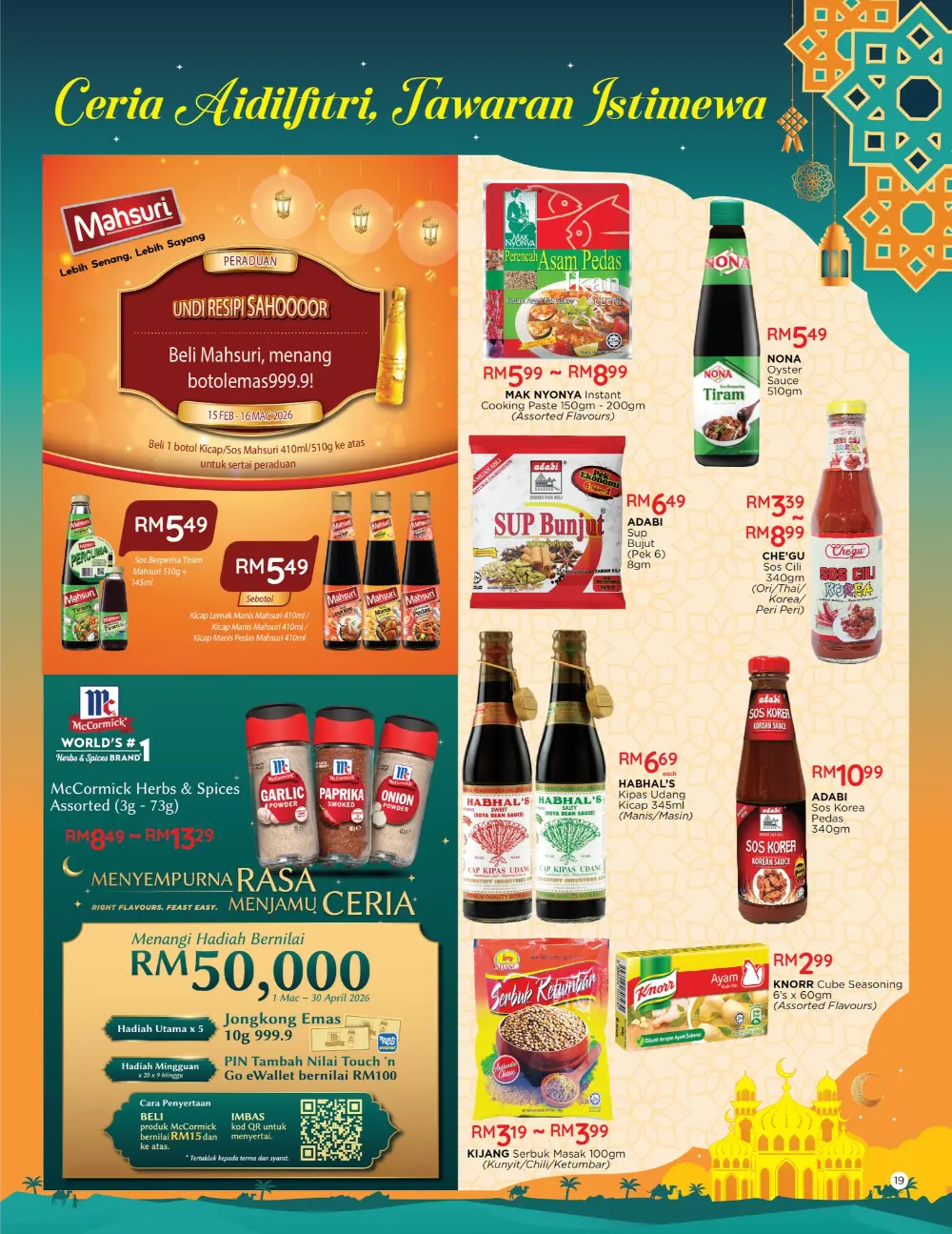 Ceria Aidilfitri Special Offers | Pacific Grocer Malaysia | Ends 25 Mar