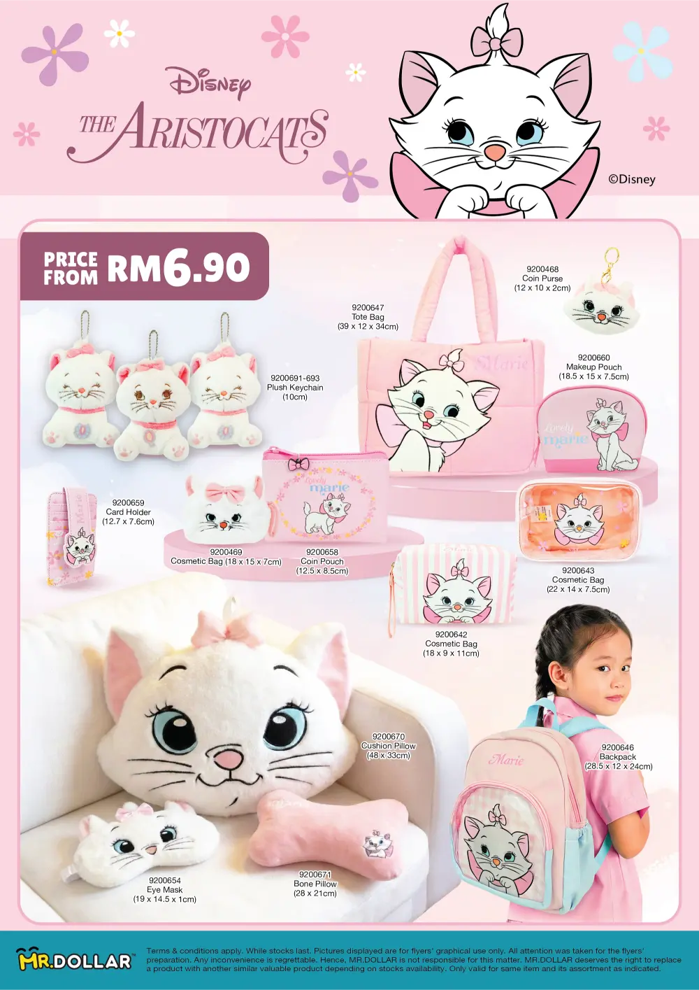 Disney Marie x MR.DOLLAR Deals – From RM3.90 | Limited Time