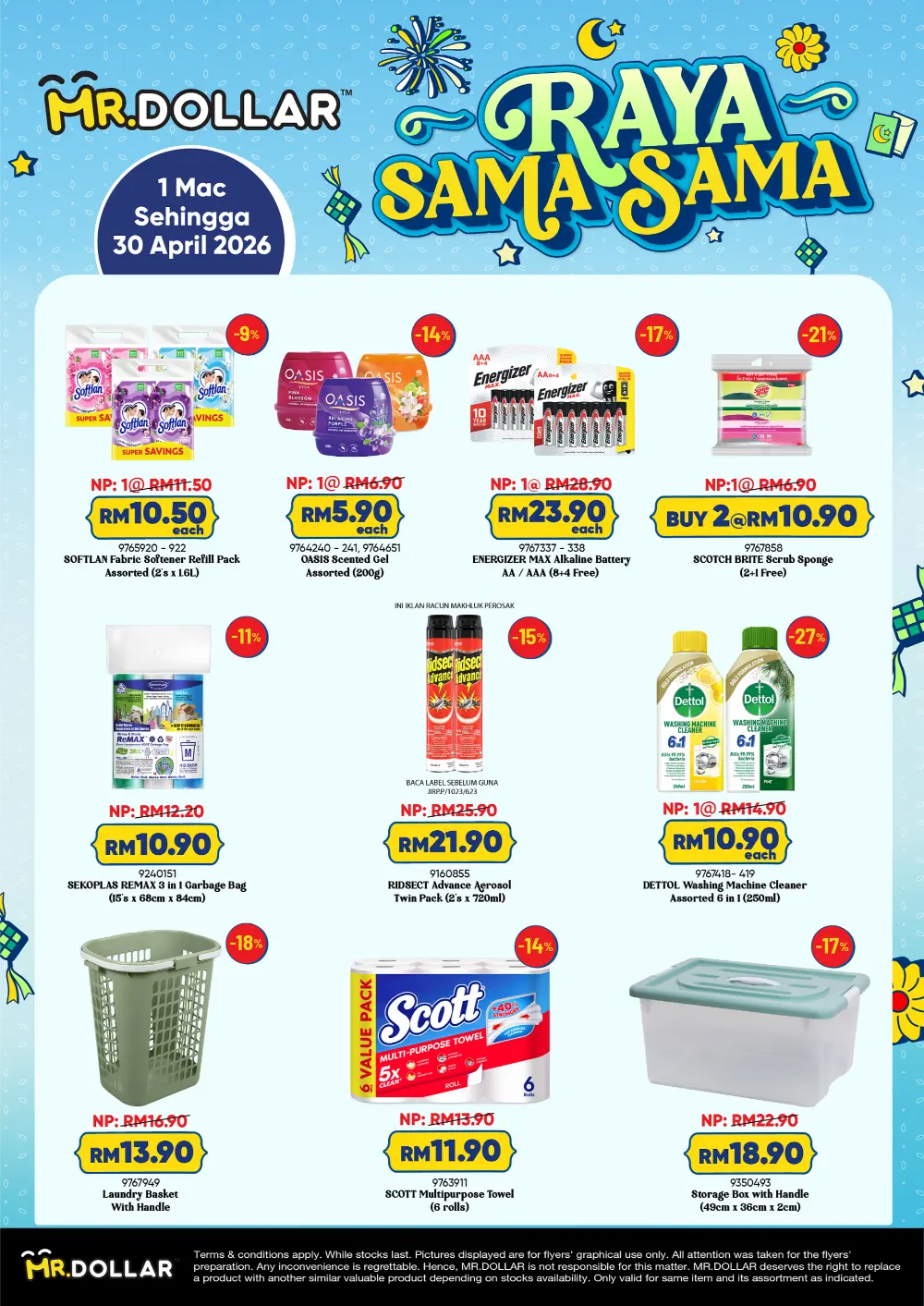 Raya Sama-Sama Specials at MR.DOLLAR Malaysia | Ends 30 April