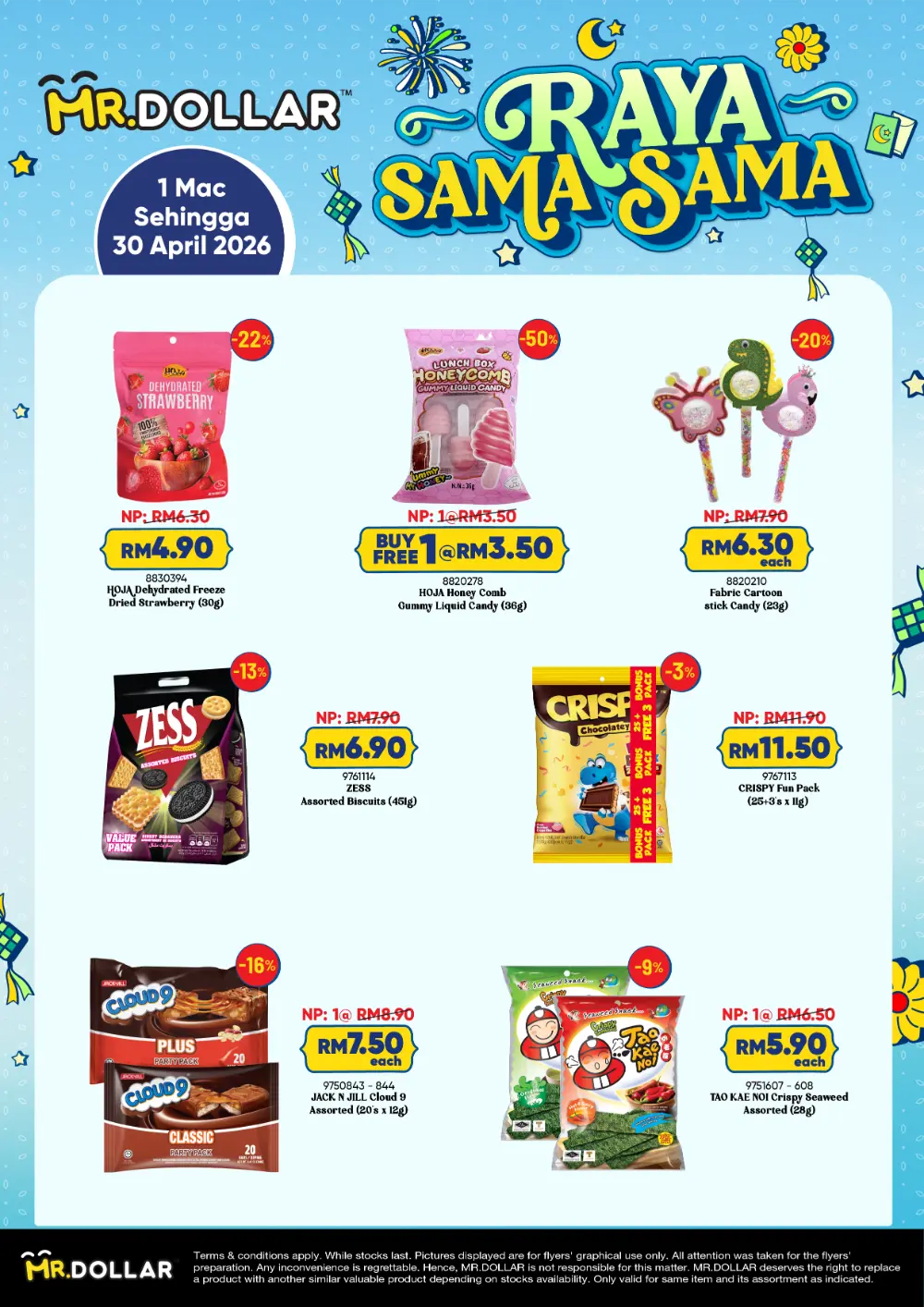 Raya Sama-Sama Specials at MR.DOLLAR Malaysia | Ends 30 April