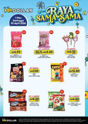 Raya Sama-Sama Promo MR.DOLLAR Sabah & Sarawak | Ends 30 April In MR Dollar Sabah,Sarawak