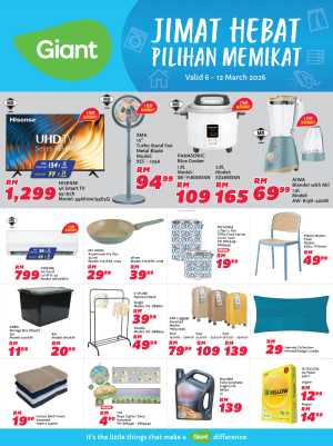 Giant Malaysia Raya & Home Deals | Giant Hypermarket | Valid until 12 Mar 2026 In Giant Kuala Lumpur,Labuan,Putrajaya,Johor,Kedah,Kelantan,Malacca,Negeri Sembilan,Pahang,Penang,Perak,Perlis,Sabah,Sarawak,Selangor,Terengganu