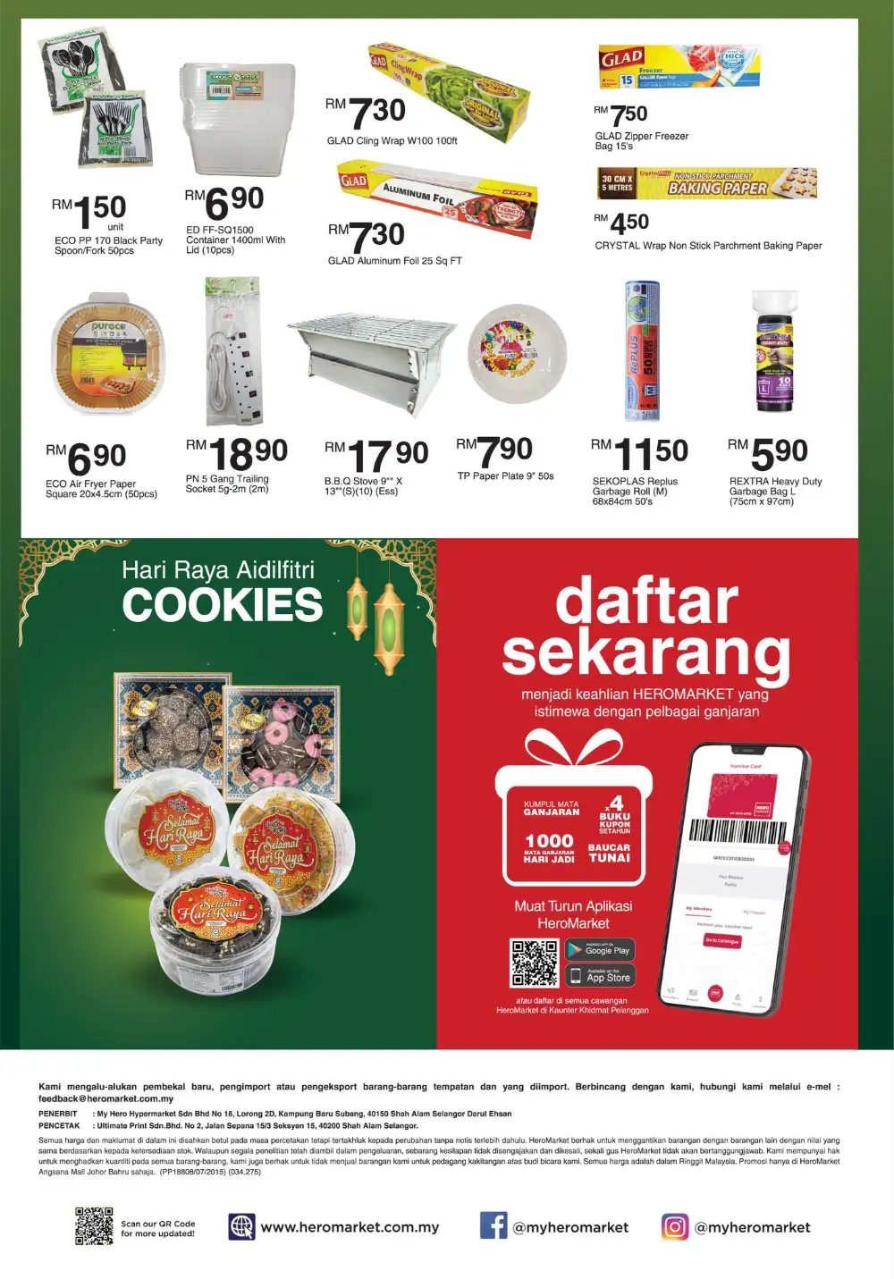Aidilfitri Specials at HeroMarket | Ends 22 March