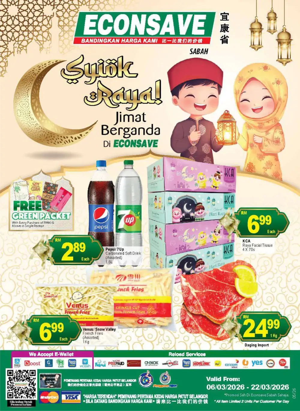 Syiok Raya Sale at Econsave Sabah | Valid until 22 March