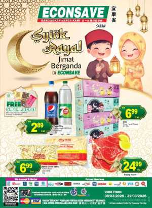 Syiok Raya Sale at Econsave Sabah | Valid until 22 March In Econsave Sabah