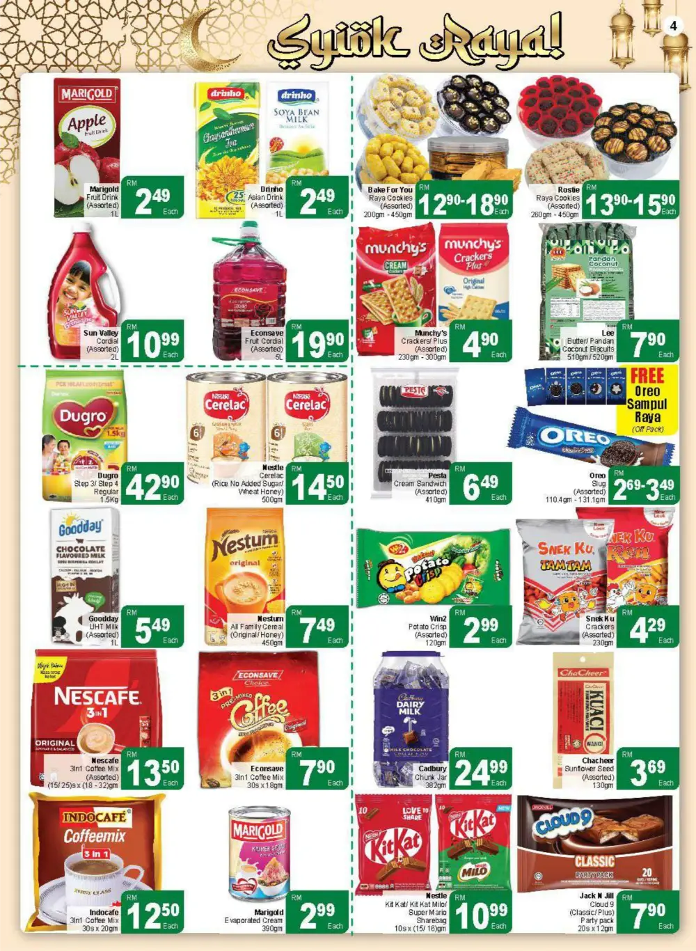 Syiok Raya Sale at Econsave Sabah | Valid until 22 March
