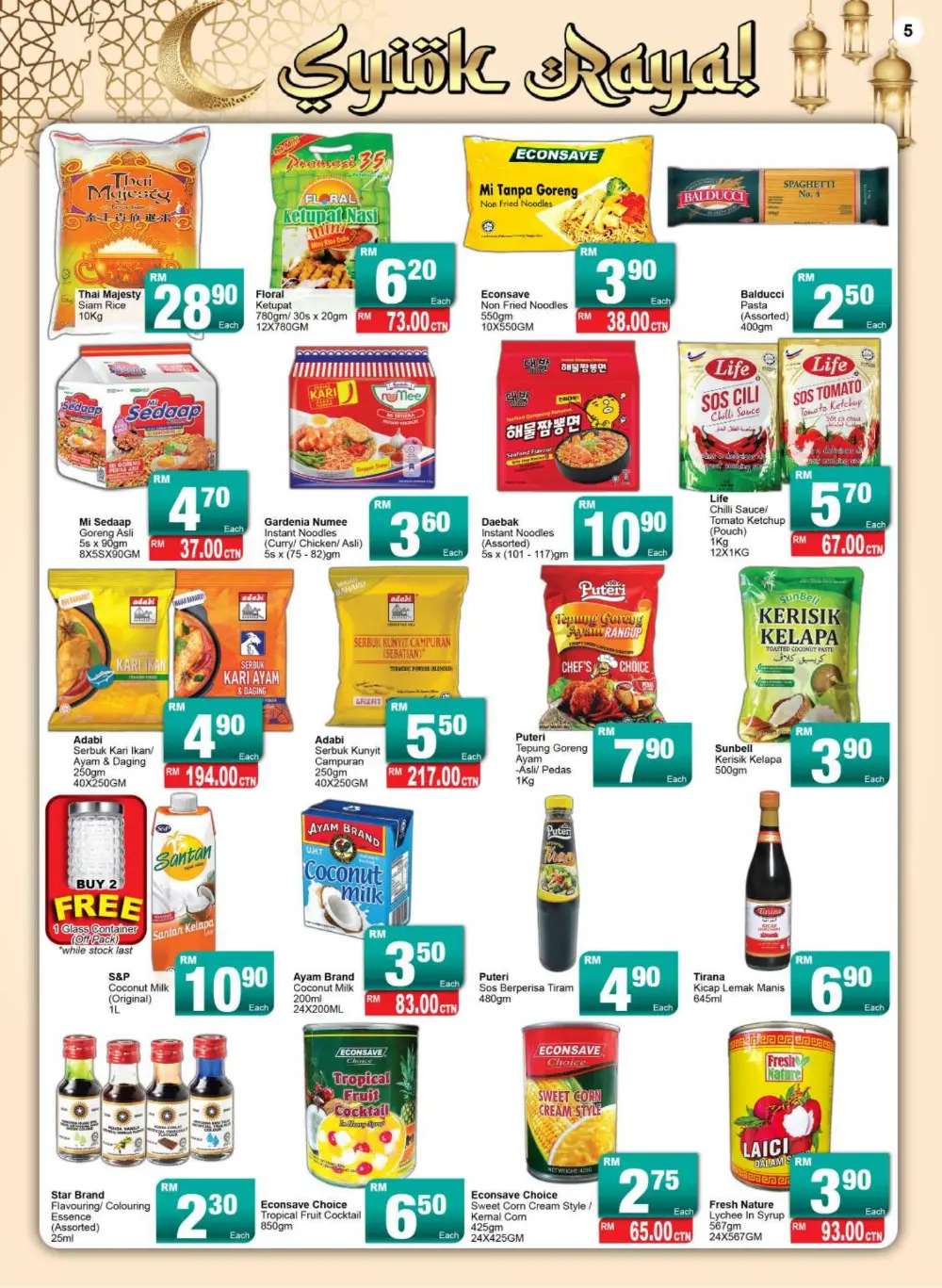 Syiok Raya Deals | Econsave Peninsular Malaysia | Valid until 22 March