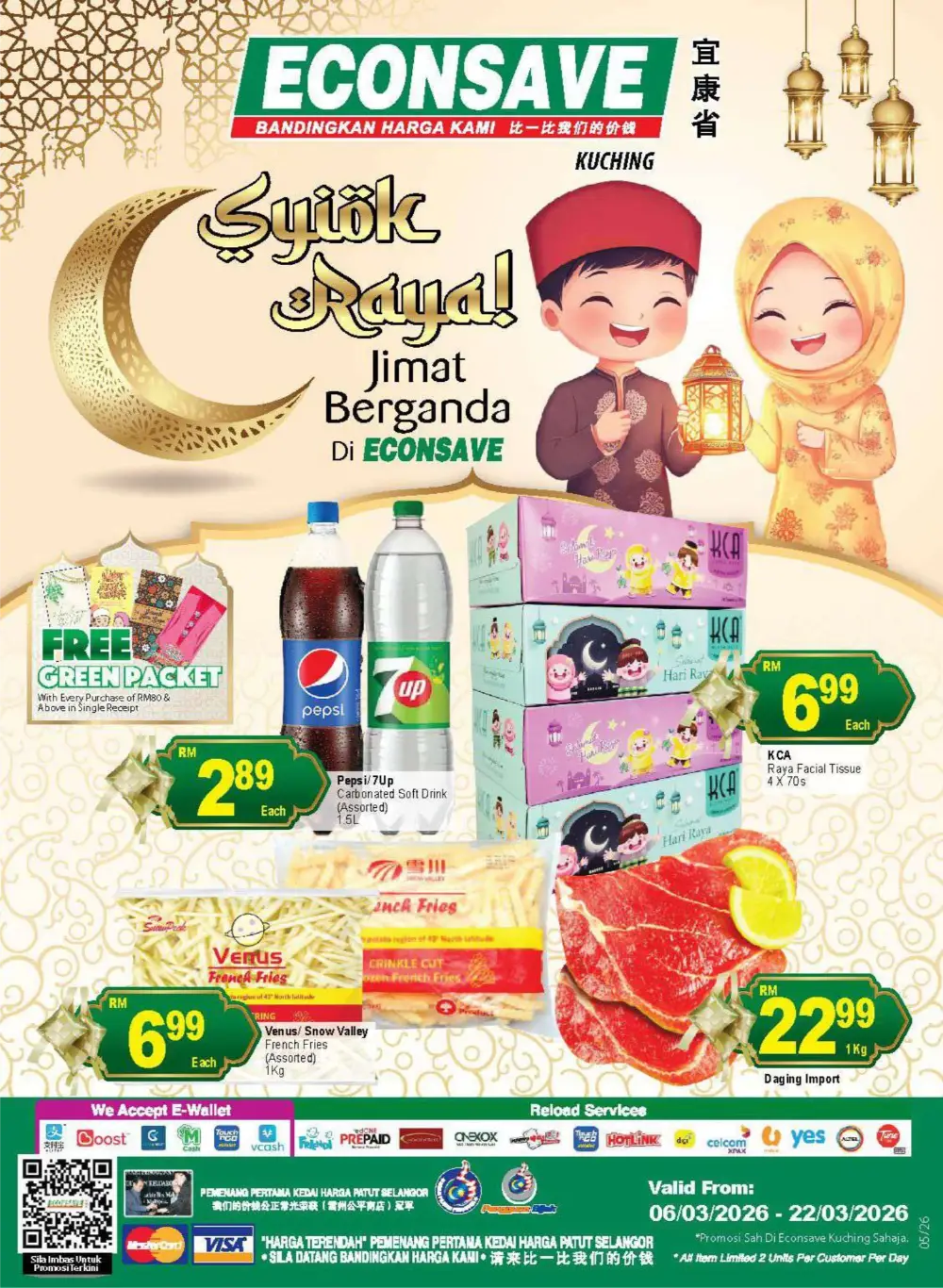 Syiok Raya Deals at Econsave Kuching | Offers End 22 March