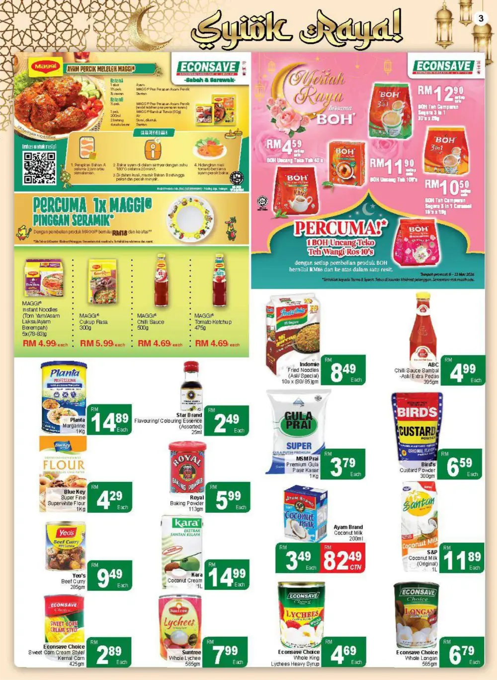 Syiok Raya Deals at Econsave Kuching | Offers End 22 March
