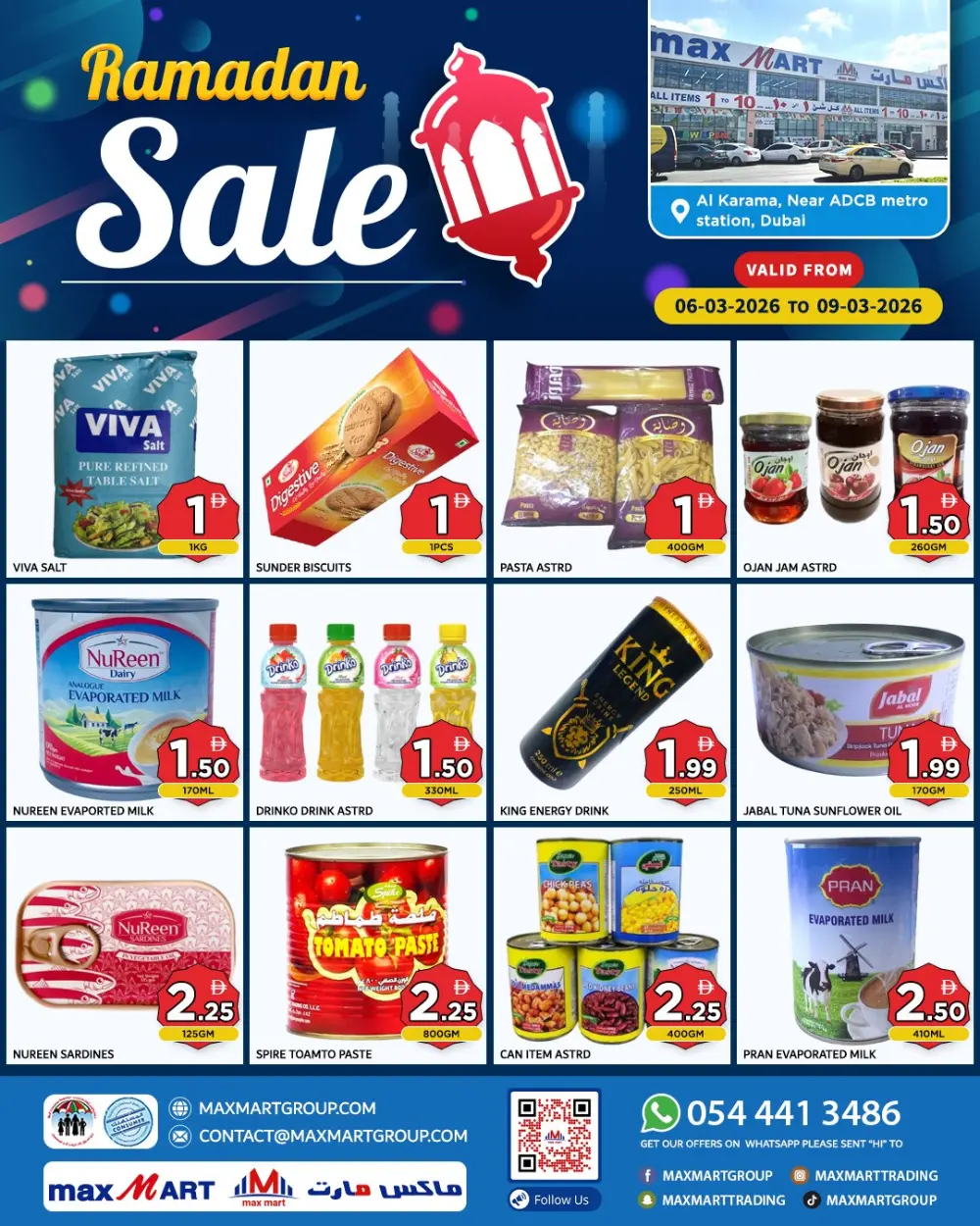 Ramadan Sale: Unbeatable Groceries at Max Mart, Al Karama