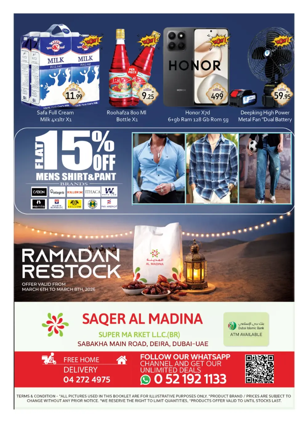 Ramadan Restock Offers at Saqer Al Madina Deira | Valid Until March 8