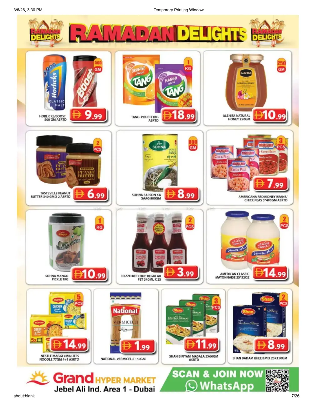 Ramadan Delights Sale: Best Deals at Grand Hyper, Jebel Ali