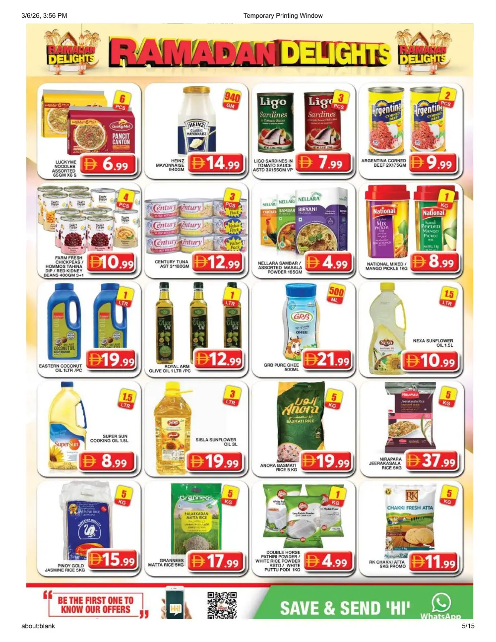 Ramadan Delights Offers at Grand Hyper, Al Khail Mall | Grocery Deals