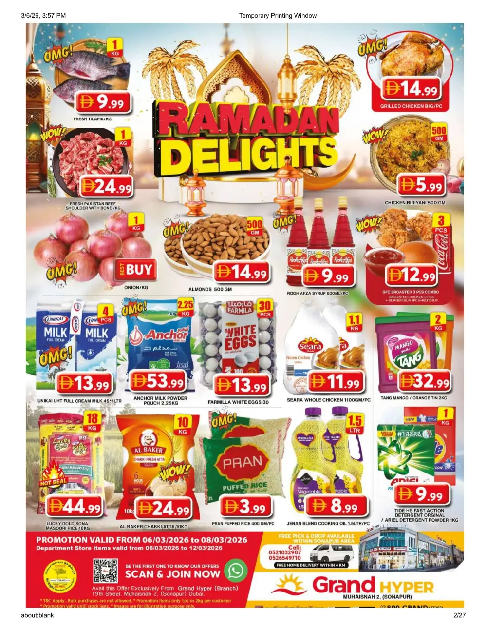 Ramadan Deals: Grocery & Fresh Food Offers | Grand Hyper Muhaisnah 2