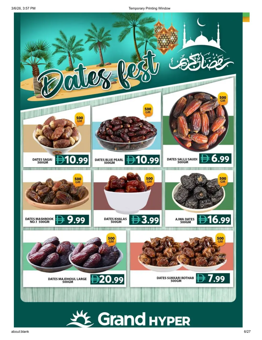 Ramadan Deals: Grocery & Fresh Food Offers | Grand Hyper Muhaisnah 2