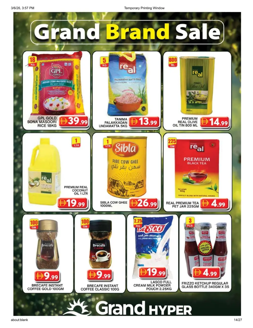 Ramadan Deals: Grocery & Fresh Food Offers | Grand Hyper Muhaisnah 2