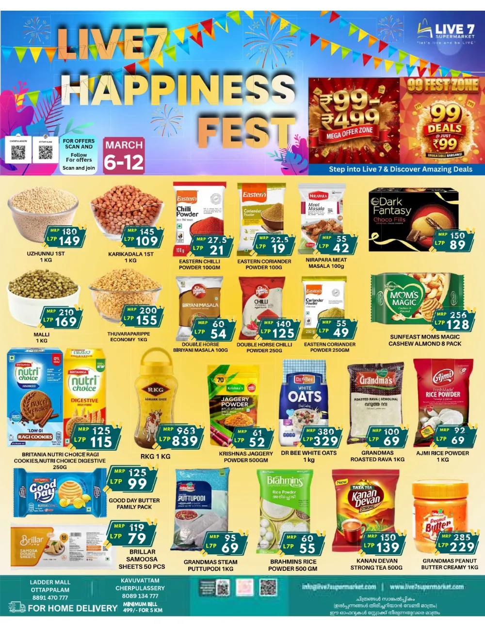 Happiness Fest Offers at Live 7 Supermarket | Ends March 12
