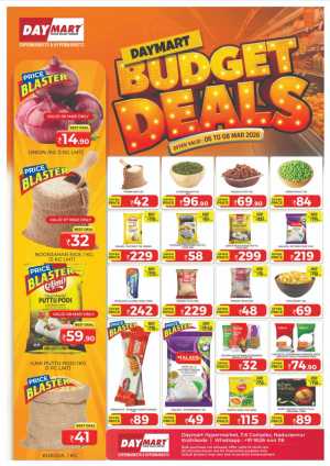 Budget Deals at Daymart Hypermarket | Ends 08 March In Daymart Hypermarket Calicut
