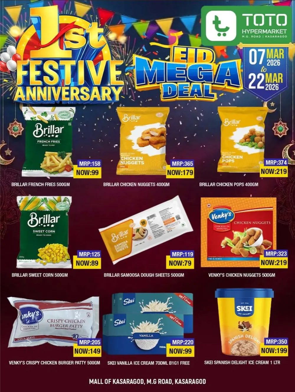 Eid Mega Deal & Lucky Draw | Toto Hypermarket Kasaragod | Ends March 22