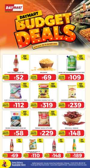 Budget deals In Daymart Hypermarket Kannur
