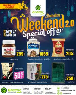 Greens Ramadan Weekend 2.0 Offers | Best Deals in Kannur In Greens Hypermarket Kannur