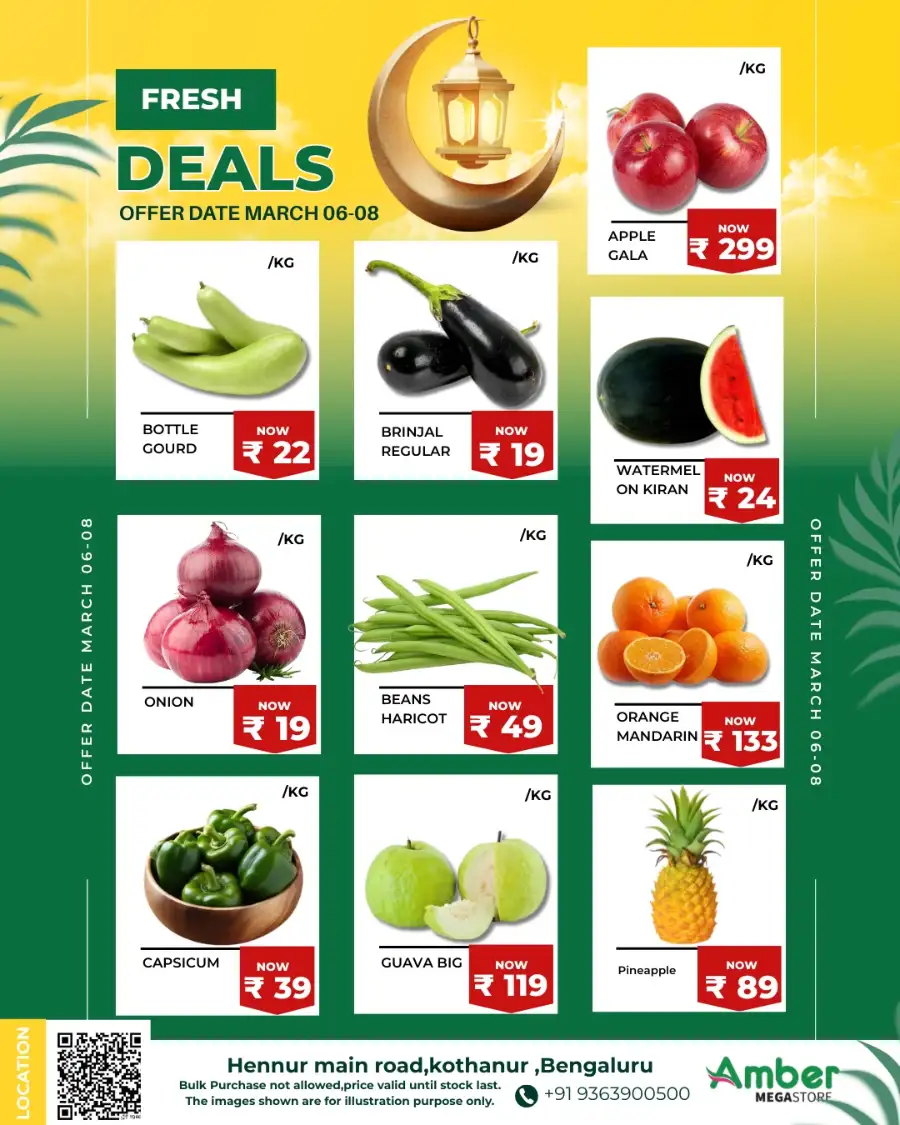 Ramadhan Big Sale at Amber MegaStore Hennur | Offers end March 8