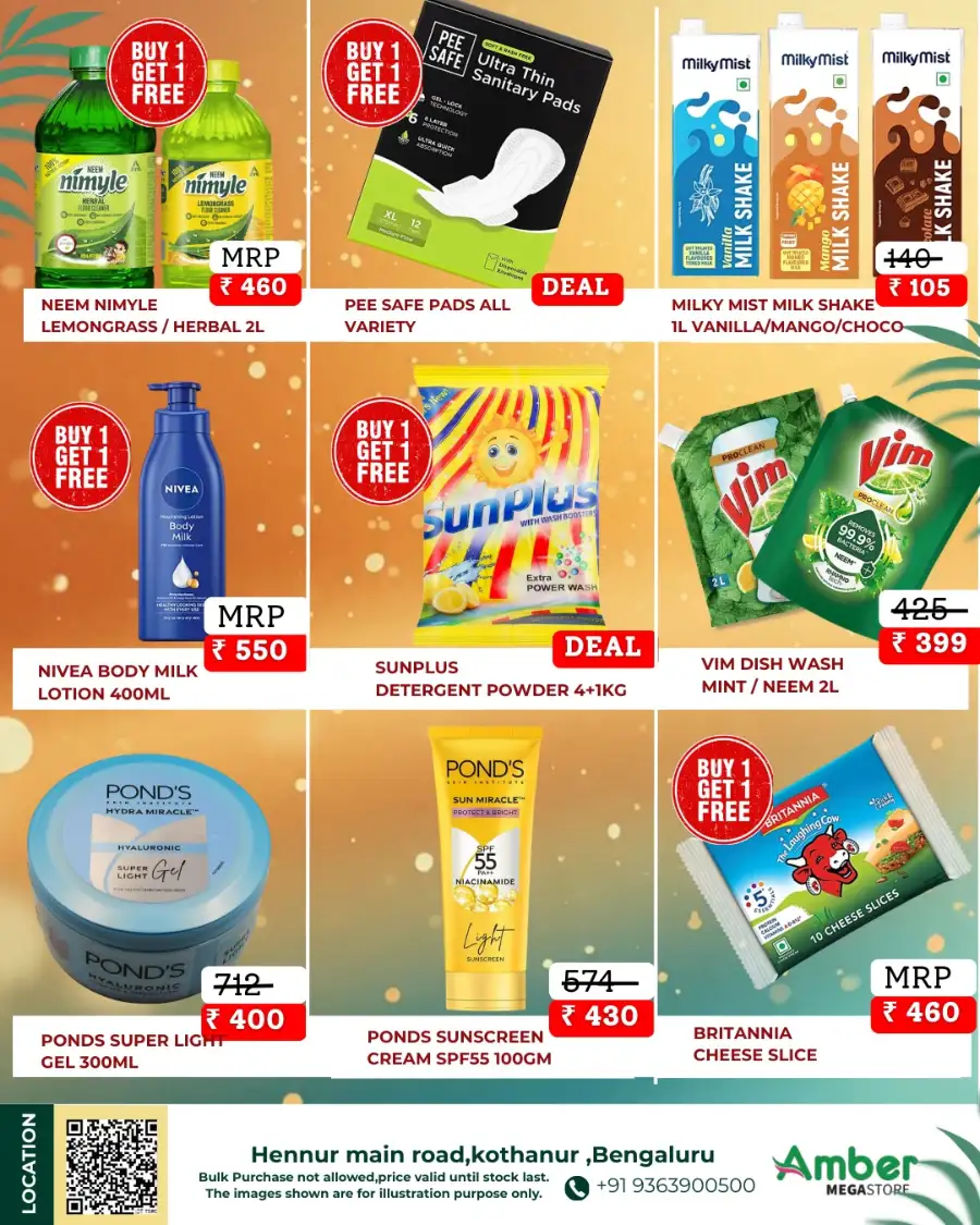 Ramadhan Big Sale at Amber MegaStore Hennur | Offers end March 8